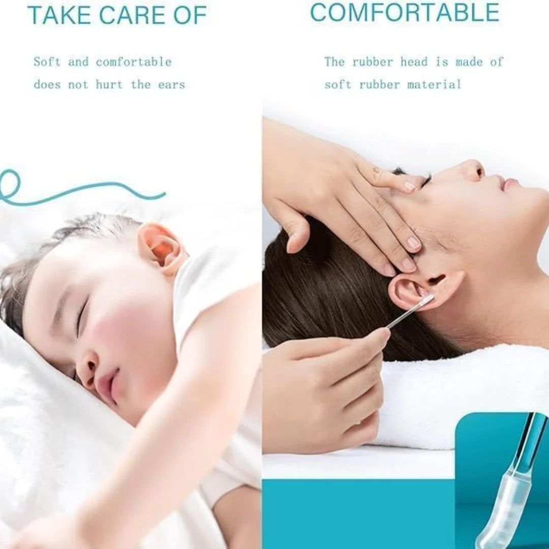 Ear cleaner tool ergonomic grip handle